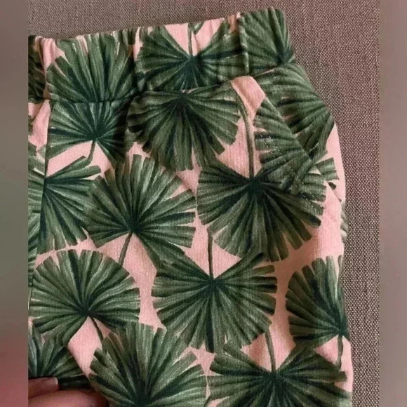 Janie and Jack tropical palm shorts girls size 4 - Picture 7 of 7